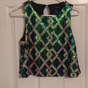 Sequin blouse!